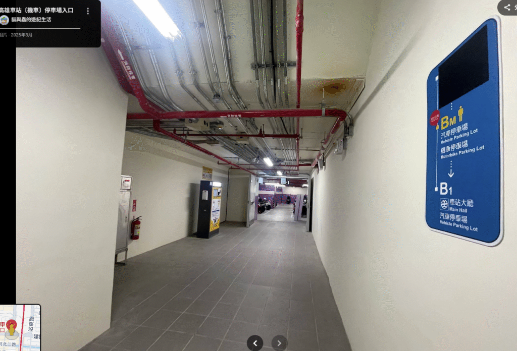貓與蟲高雄火車站機車停車場站西路入口費用